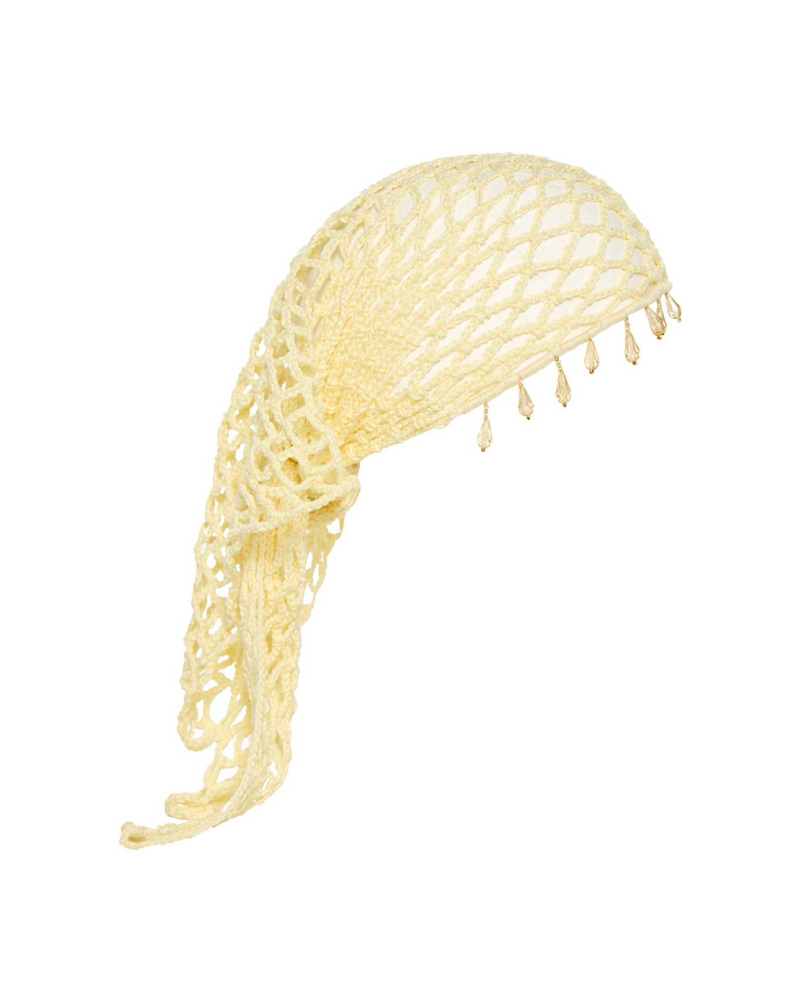  JULIANNA KNITTED BANDANA – BUTTER YELLOW